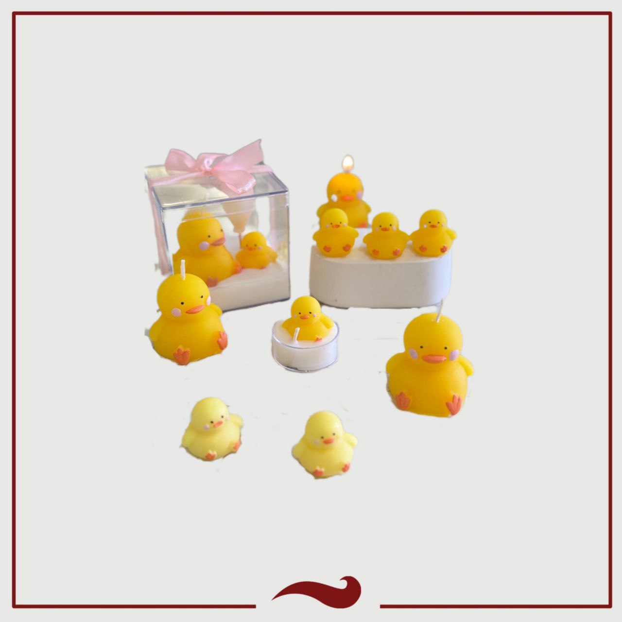 شمع طرح جوجه